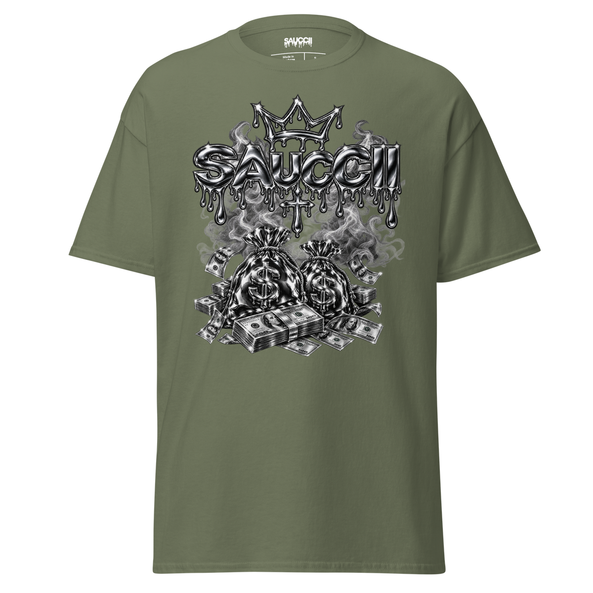 Olive Chrome Tee