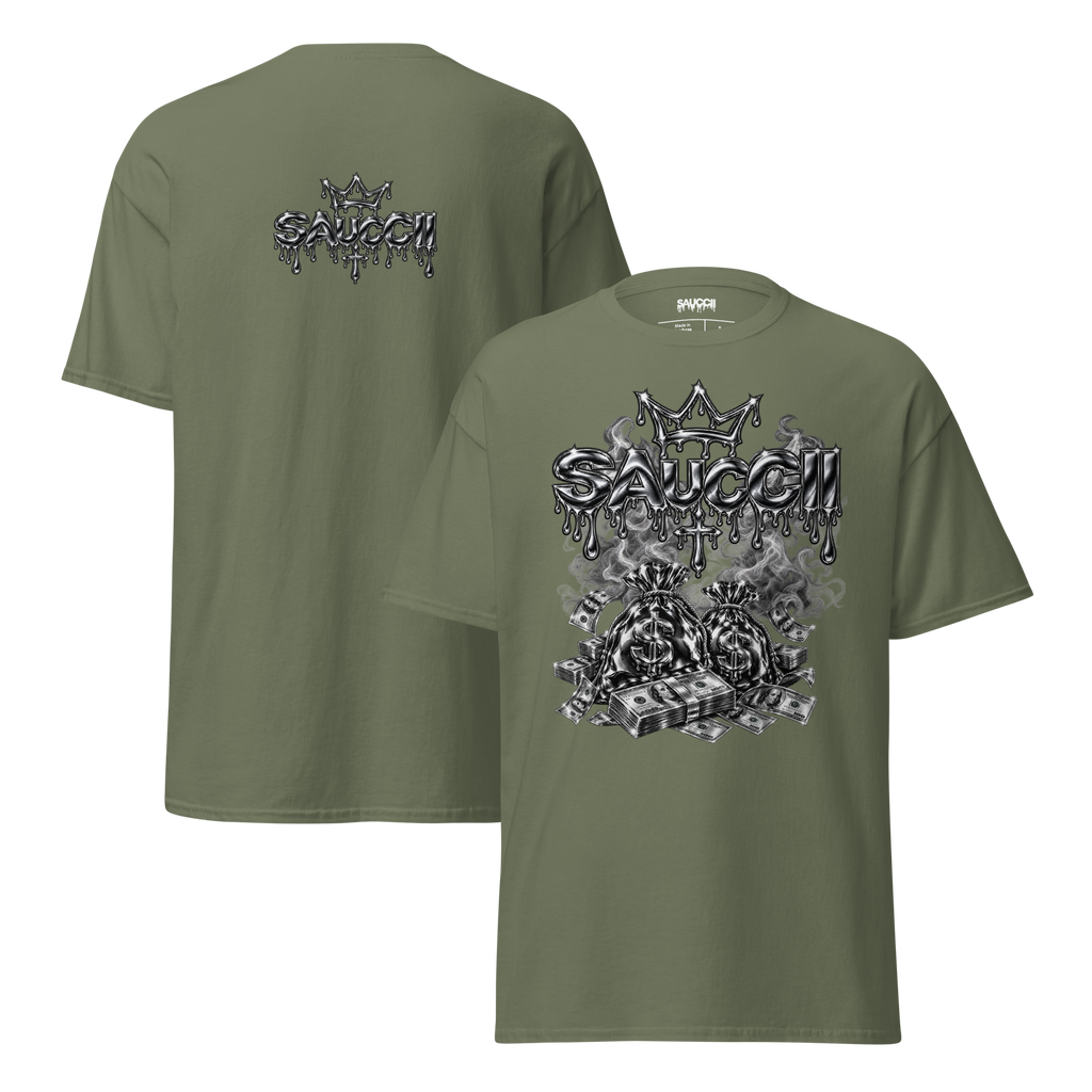 Olive Chrome Tee